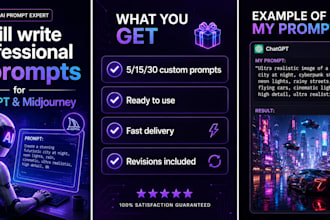 write professional ai prompts for chatgpt