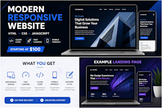 make a simple single page website