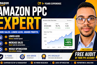 setup, manage and optimize amazon PPC ads campaigns