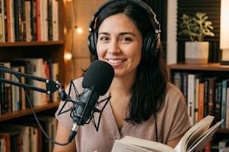 be your engaging spanish voice over for audio books and narration