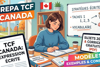correct your tcf canada writing tasks