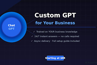 build custom gpt trained on your business documents and faq