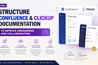 build confluence, clickup documentation to improve onboarding and collaboration