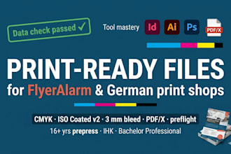 make your file print ready for german print shops in cmyk