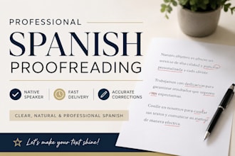 proofread, edit, and polish your spanish content