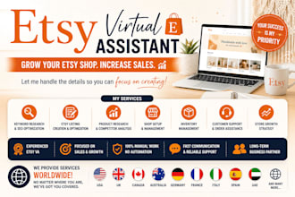 be your etsy dropshipping virtual assistant etsy va
