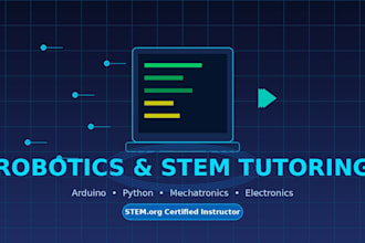teach robotics arduino python and stem subjects in live online sessions