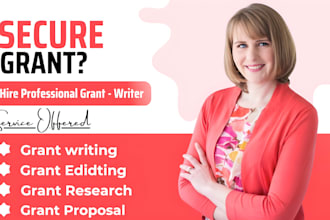 do grant writing, grant proposal, grant research, rfp and grant application