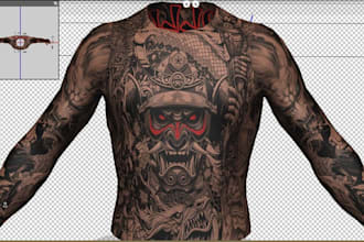develop fivem custom ped , fivem clothing, custom tattoo, chain