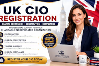 register UK charitable incorporated organization cio setup