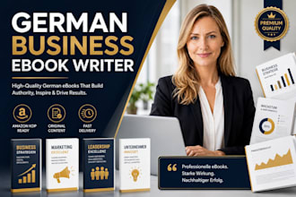 ghostwrite your german business ebook for KDP content as a ghostwriter in german