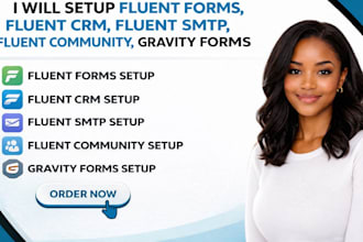 setup fluent forms, fluent crm, fluent smtp, fluent community, gravity forms