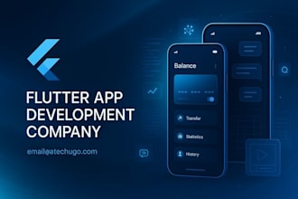 create modern flutter UI screens for android apps