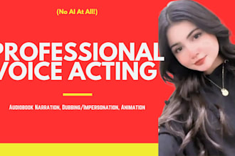 do voice acting for your character convincingly