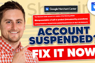 fix gmc suspension, misrepresentation, shopping ads issue, gtin and product feed
