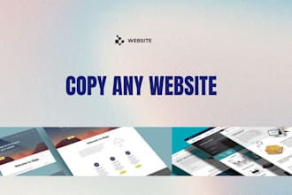 clone, duplicate, or migrate your website into a custom laravel application