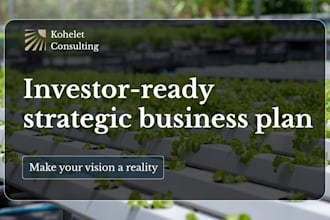 create a top tier investor ready business plan