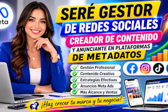 ser gestor de redes sociales, creador de contenido y publicista