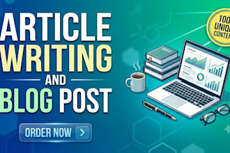 do expert article writing and content writing