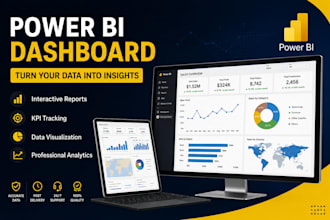 professional power bi dashboard creation