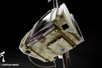 create realistic 3d props and hard surface assets for ue5