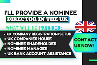 provide UK nominee director service for non resident company owners