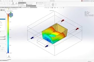 create injection molded plastic enclosure product design, dfm in solidworks