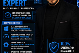 install windows and optimize your PC or laptop performance