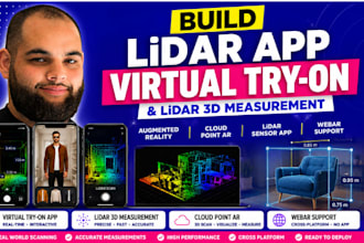 build virtual try on app lidar ar tryon with n8n ai agent, lidar scanning app