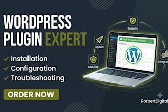 setup a unique website design wordpress website