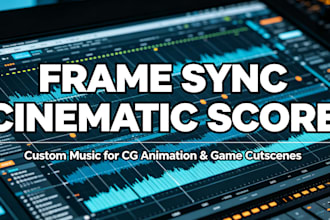compose synced cinematic score for cg and film