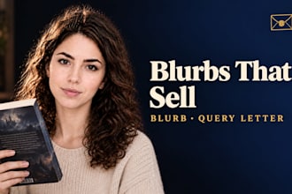 write a book blurb, synopsis and query letter for your  novel