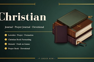 edit format, design christian ebook, christian book formatting, prayer journal