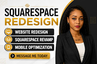 redesign squarespace website, revamp squarespace, squarespace website redesign