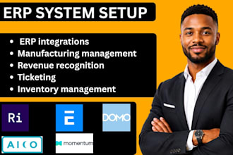 setup erp system domo momentum aico rillet epromis erp fulcrum striven