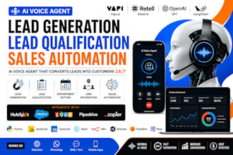 ai voice agent lead generation lead qualification sales automation calls CRM
