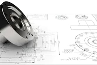 design cnc machined parts manufacturing drawings, gdt mechanical cad prototype