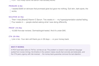 write short form video scripts that stop the scroll and sell