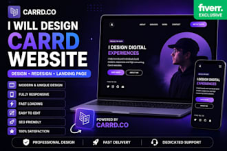 design carrd website redesign carrd landing page carrd design carrd co website