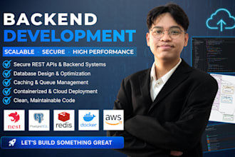 develop and deploy a nestjs backend API on AWS