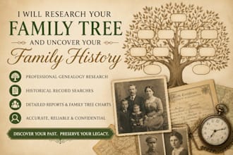 research your family tree and uncover your family history