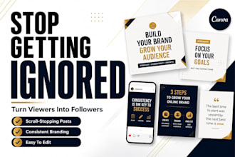 design editable canva social media templates for instagram and brands