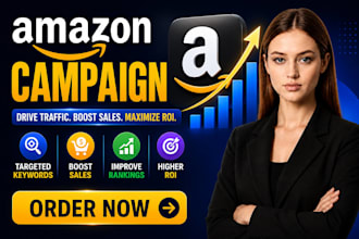 setup and manage, optimize amazon ads campaign, amazon PPC campaign