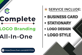design an attractive logo and stationery