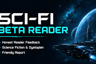 be your beta reader of science fiction and give feedback