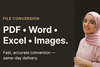 convert files quickly and accurately