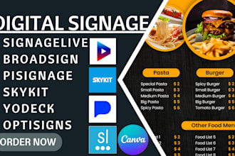 design professional digital signage via skykit pisignage broadsign signagelive