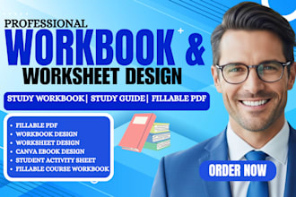 design study workbook, study guide, worksheet and fillable pdf for students