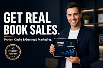 amazon kindle book promotion and gumroad book marketing