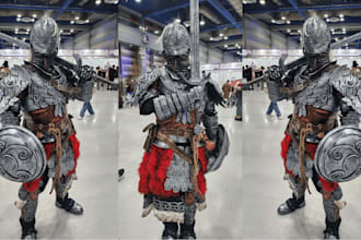 custom cosplay creation anime wearable armor prop knight armor fantasy comic con